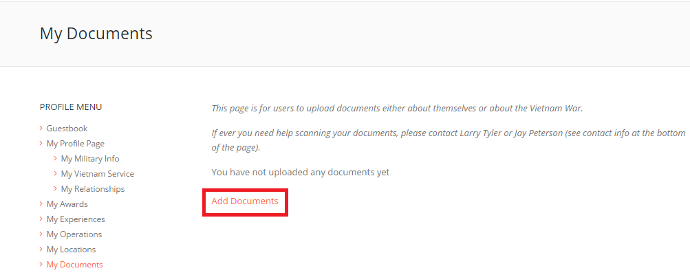 Add My Documents