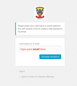 Recovering Username